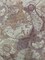 Antique Atlas Designer Printed AIDA Fabric. Canvas for embroidery with an applied background KF-1345A